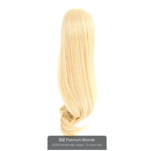 18" Futura Jaw Clip-In Ponytail Extension - Blonde